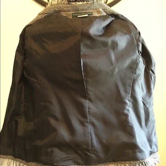 Harve Bernard wool blazer black & white size 8 - Picture 6 of 7